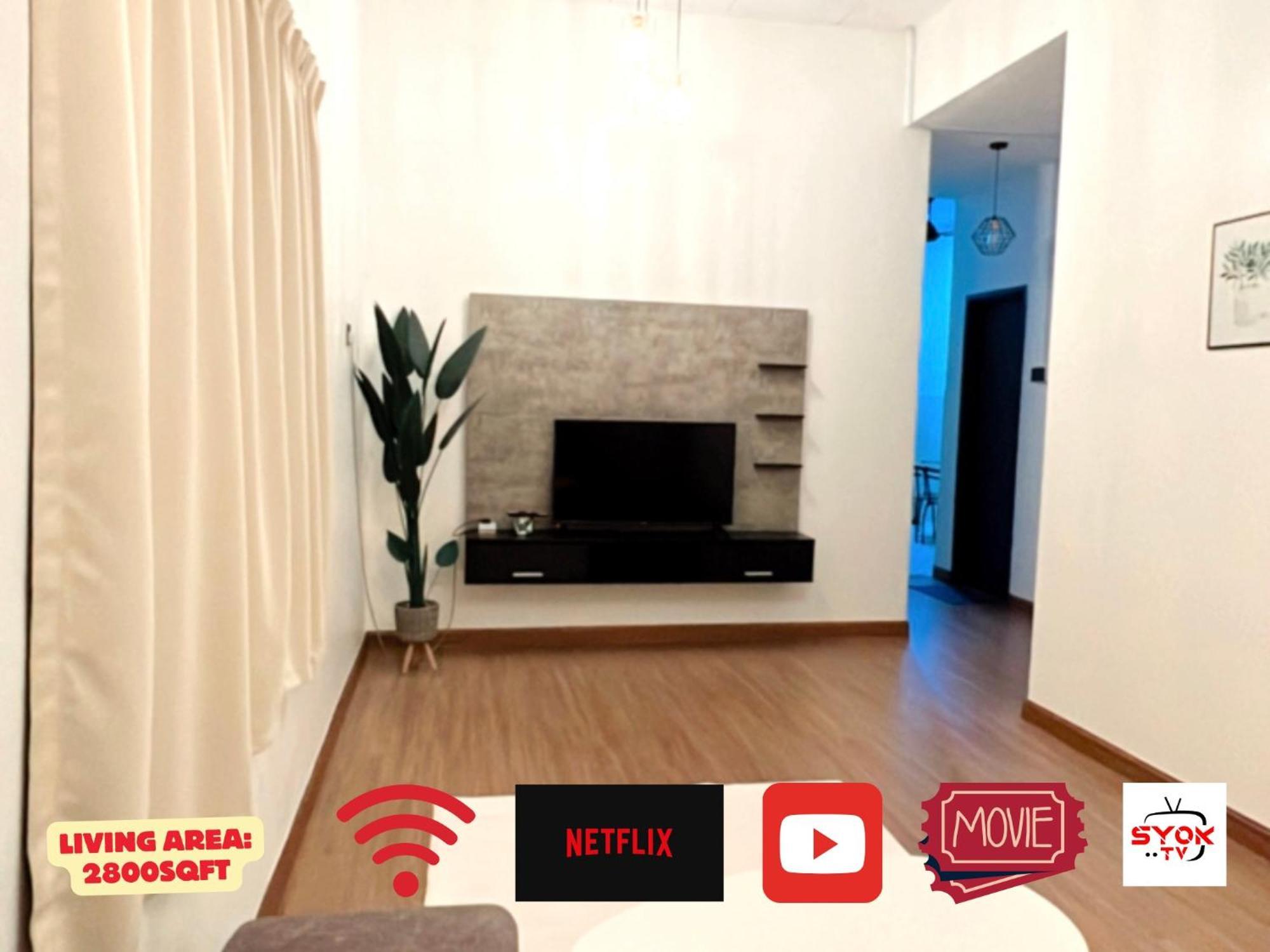 Quayside Cove Homestay - Corner House, Shah Alam Rimbayu Netflix Syok Tv Bbq Bagian luar foto